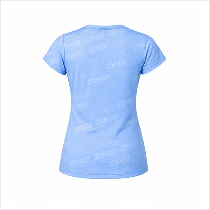 ZIN9™ Women's Performance T-Shirt – Light Blue