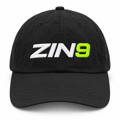 ZIN9™ Women’s Performance Cap – Black | Metal Closure