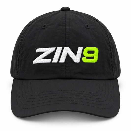 ZIN9™ Women’s Performance Cap – Black | Metal Closure
