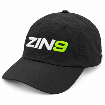 ZIN9™ Women’s Performance Cap – Black | Metal Closure