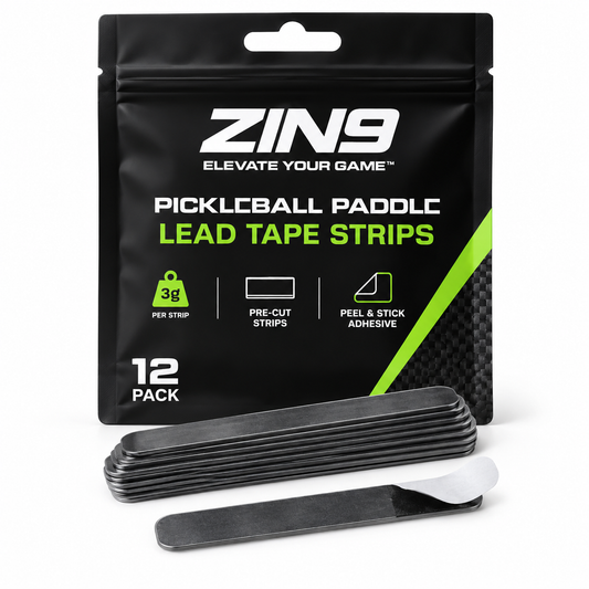 ZIN9™ Pickleball Paddle Lead Tape Strips – 12 Pack