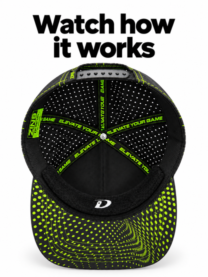 DriBrow installed inside a hat